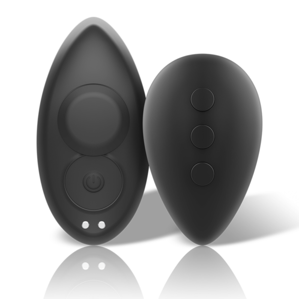 Black & Silver Preston — Panty Vibrator, Remote Control — Clitoral Stimulators