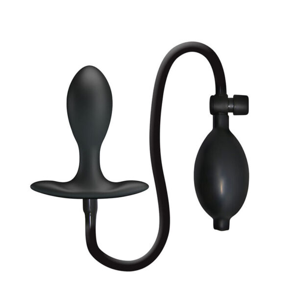 Mr Play — Inflatable Butt Plug, Black — Anal