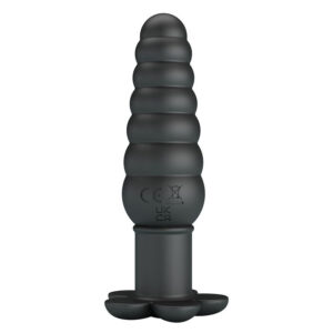 Pretty Love Imron — Vibrating Butt Plug, Silicone, Black — Anal — view 2