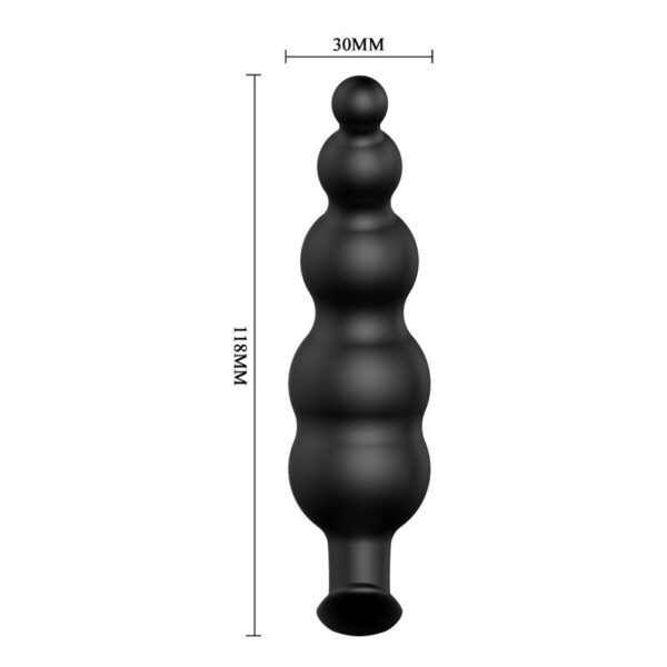 Pretty Love Special Anal Stimulation — Butt Plug, 11.8 cm, Black — view 2