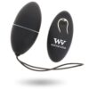 Womanvibe Alsan — Vibrating Egg, Remote Control, Black — Remote Control Vibrators
