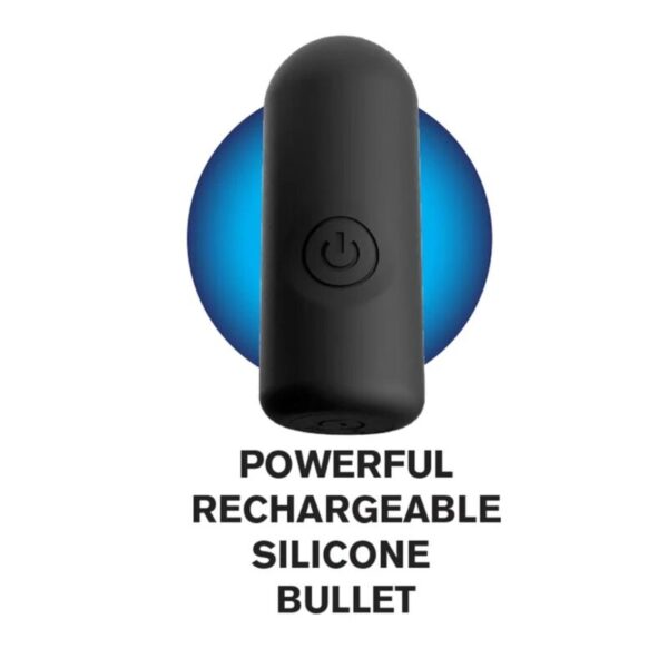 Fantasy X-Tensions Real Feel — Penis Sleeve, Rechargeable, Black — For Him — view 5