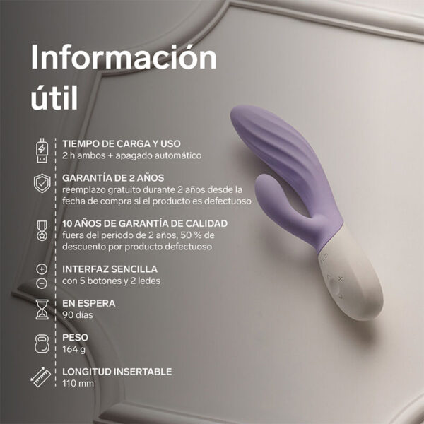 LELO Ina Twist — Rabbit Vibrator, App-Controlled — App-Controlled Sex Toys — view 3