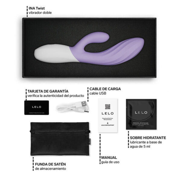 LELO Ina Twist — Rabbit Vibrator, App-Controlled — App-Controlled Sex Toys — view 7
