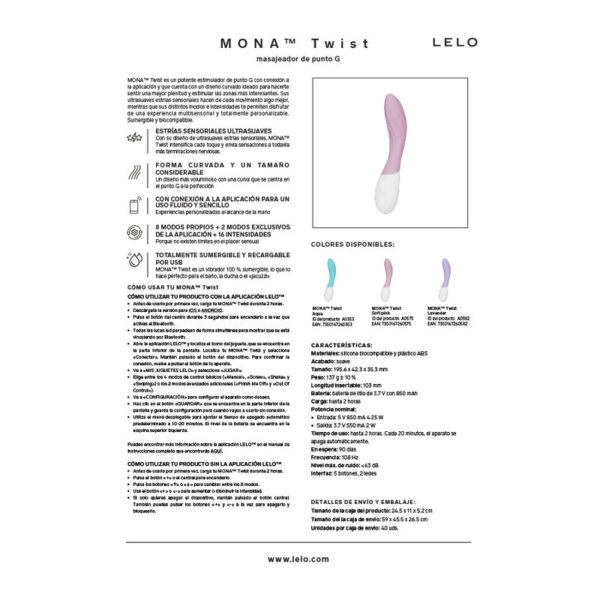 LELO Mona Twist — G-Spot Vibrator, App-Controlled — App-Controlled Sex Toys — view 10