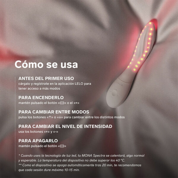 LELO Mona Spectra — Personal Massager, App-Controlled — App-Controlled Sex Toys — view 10
