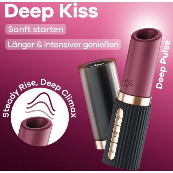 Satisfyer Deep Kiss — Air Pulse Stimulator, Waterproof — Clitoral Stimulators — view 3