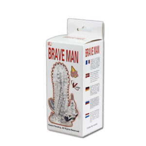 Baile Brave Man Rabbit — Vibrating Penis Sleeve, Clear — Penis Accessories — view 2