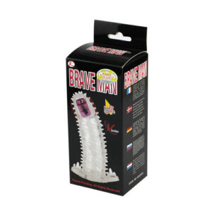 Baile Brave II Man Sensor — Vibrating Penis Sleeve, Clear — Penis Accessories — view 3