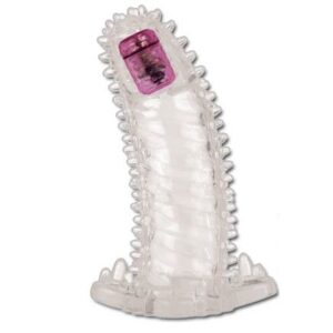 Baile Brave II Man Sensor — Vibrating Penis Sleeve, Clear — Penis Accessories — view 2
