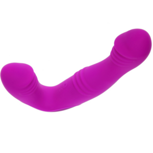Pretty Love Angelo — Strapless Strap-On, Rechargeable, Lilac — Strap-Ons & Harnesses — view 2