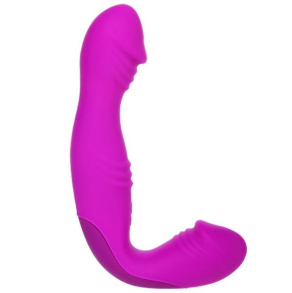 Pretty Love Angelo — Strapless Strap-On, Rechargeable, Lilac — Strap-Ons & Harnesses — view 3