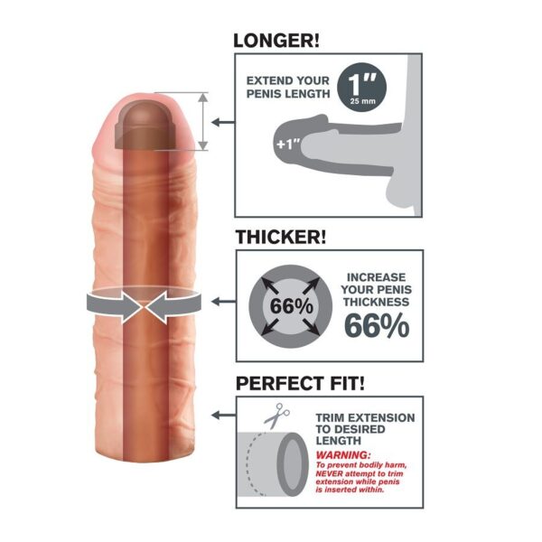 Fantasy X-Tensions Mega 1 — Penis Sleeve — Penis Accessories — view 3