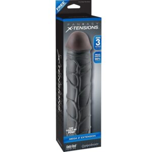 Fantasy X-Tensions Mega 3 — Penis Sleeve, Black — Penis Accessories — view 4