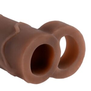 Fantasy X-Tensions Perfect 2 — Penis Sleeve, Ball Strap, Brown — Penis Accessories — view 2
