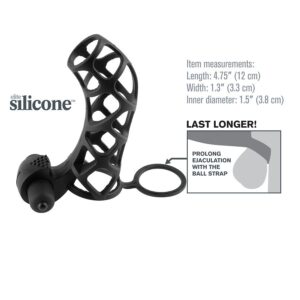 Fantasy X-Tensions Power Cage — Penis Sleeve, Silicone — Girth Sleeves — view 2