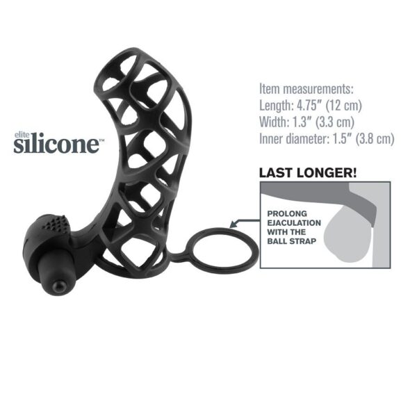 Fantasy X-Tensions Power Cage — Penis Sleeve, Silicone — Girth Sleeves — view 2
