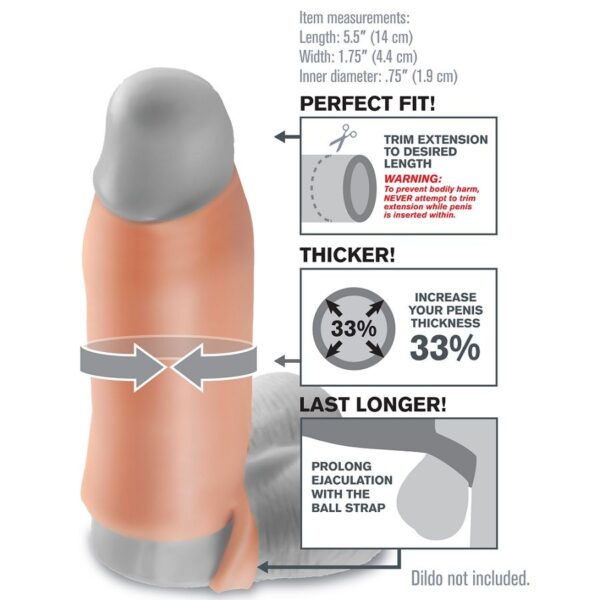 Fantasy X-Tensions Real Feel — Girth Sleeve, M — Girth Sleeves — view 2