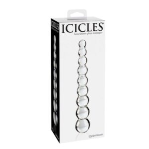 Icicles No. 2 — Glass Dildo, 22 cm — Anal — view 3