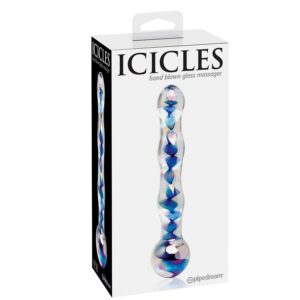 Icicles No. 8 — Glass Dildo, 17.8 cm — Dildos — view 2