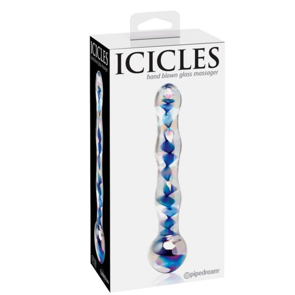 Icicles No. 8 — Glass Dildo, 17.8 cm — Dildos — view 2