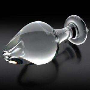 Icicles No. 25 — Glass Butt Plug, 7.5 cm — Anal — view 2