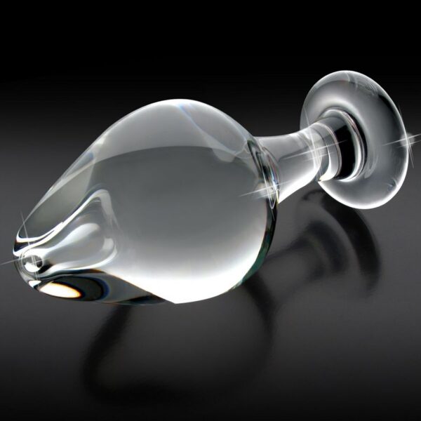 Icicles No. 25 — Glass Butt Plug, 7.5 cm — Anal — view 2