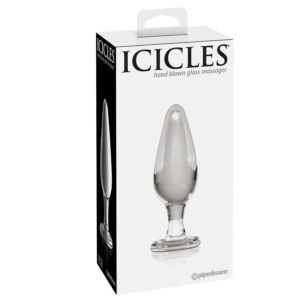 Icicles No. 26 — Glass Butt Plug, 10 cm — Anal — view 2