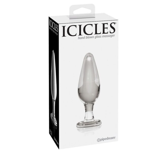 Icicles No. 26 — Glass Butt Plug, 10 cm — Anal — view 2