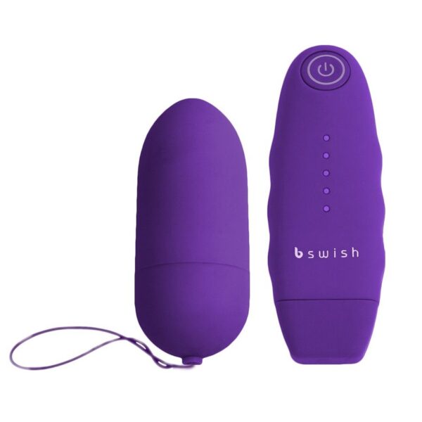 B Swish Bnaughty Unleashed — Vibrating Egg, Remote Control, Lilac — Clitoral Stimulators