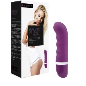 B Swish Bdesired Deluxe Pearl — Vibrator, Silicone, Royal Lilac — Clitoral Stimulators — view 2