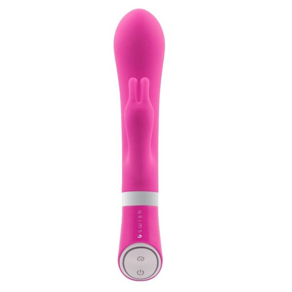 B Swish Bwild Deluxe Bunny — Rabbit Vibrator, Silicone, Raspberry — Clitoral Stimulators — view 2