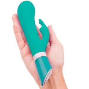 B Swish Bwild Deluxe Bunny — Rabbit Vibrator, Silicone, Jade — Clitoral Stimulators — view 4