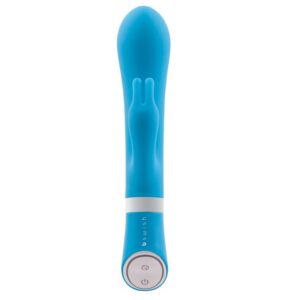 B Swish Bwild Deluxe Bunny — Rabbit Vibrator, Silicone, Blue — Clitoral Stimulators — view 2