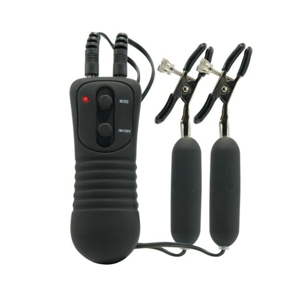 Fetish Fantasy Series — Nipple Clamps, Multi-Speed Vibration — Nipple Toys — view 3