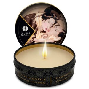 Shunga Mini Caress — Massage Candle, 30 ml, Chocolate — Massage Candles