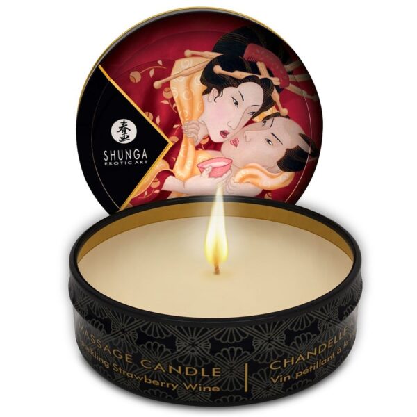 Shunga Caress by Candlelight — Massage Candle, 24 x 30 ml — Massage Kits & Gift Sets — view 4