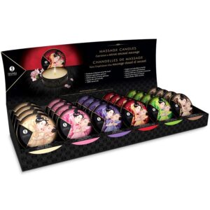 Shunga Caress by Candlelight — Massage Candle, 24 x 30 ml — Massage Kits & Gift Sets