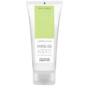 Mixgliss Addict Green Citrus — Flavoured Lubricant, 70 ml — Flavored Lubricants