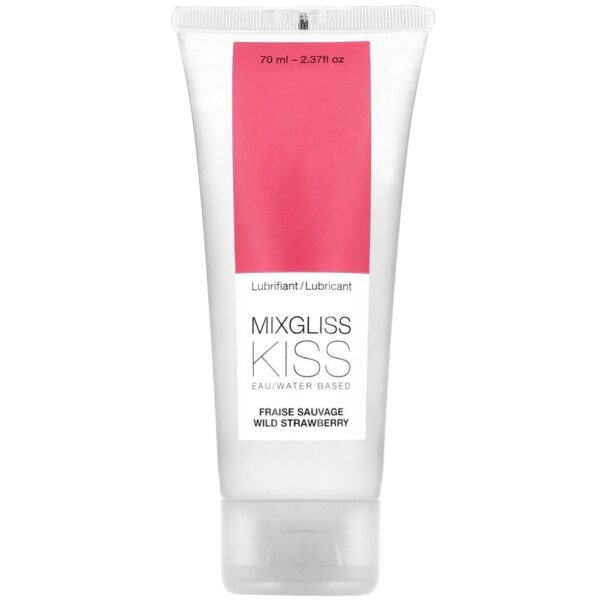 Mixgliss Kiss Strawberry — Flavoured Lubricant, 70 ml — Flavored Lubricants