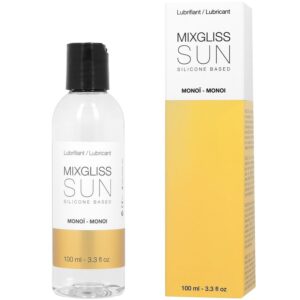 Mixgliss Sun Monoi — Silicone-Based Lubricant, 100 ml — Anal Lubricants