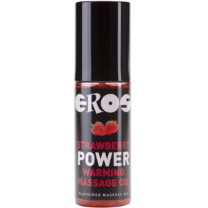 Eros Strawberry Power — Warming Massage Oil, 100 ml — Edible Massage Oils