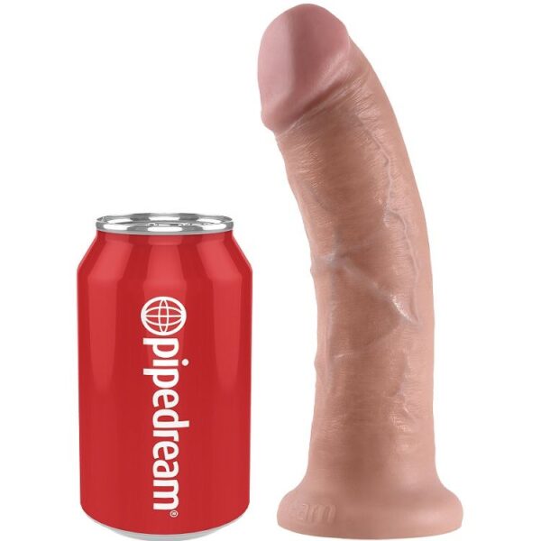 King Cock — Realistic Dildo, 20.3 cm, Flesh — Dildos — view 4