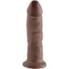 King Cock — Realistic Dildo, 22.9 cm, Brown — Dildos