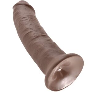 King Cock — Realistic Dildo, 22.9 cm, Brown — Dildos — view 2