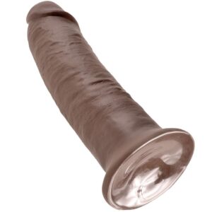 King Cock — Realistic Dildo, 25.4 cm, Brown — Dildos — view 2