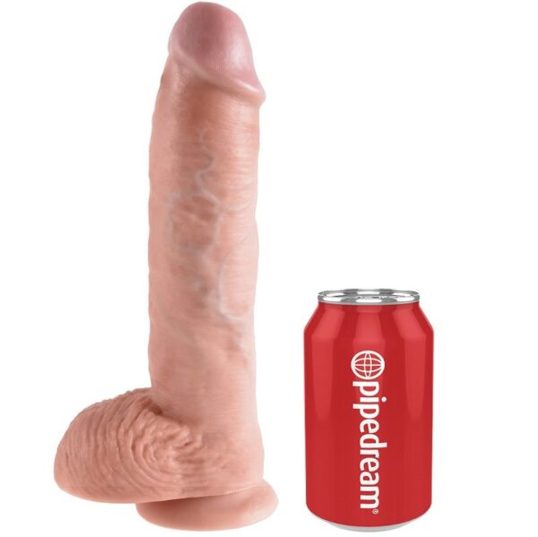 King Cock with Balls — Realistic Dildo, 26.5 cm, Flesh — Dildos — view 5