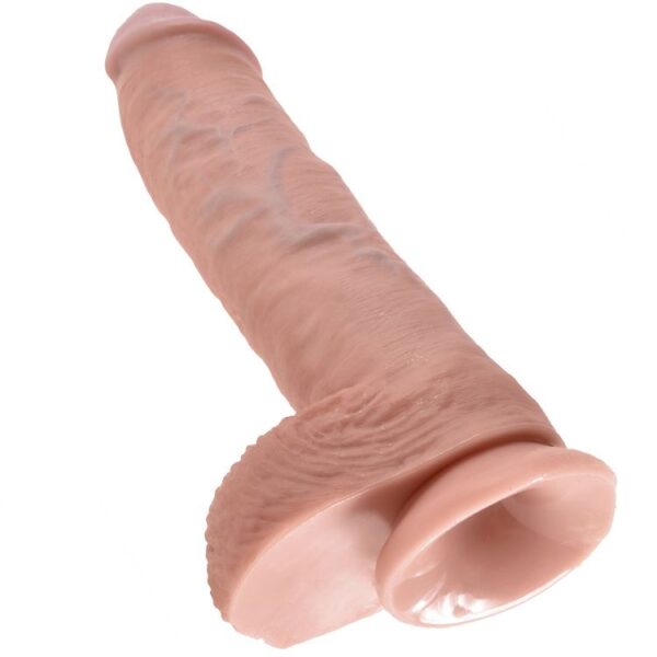 King Cock with Balls — Realistic Dildo, 26.5 cm, Flesh — Dildos — view 2