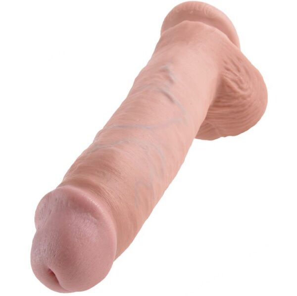 King Cock with Balls — Realistic Dildo, 28 cm, Flesh — Dildos