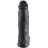 King Cock with Balls — Realistic Dildo, 30.48 cm, Black — Dildos